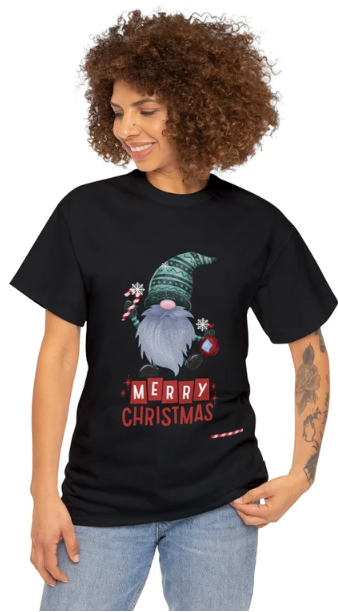 Christmas Santa Gnome T-shirt